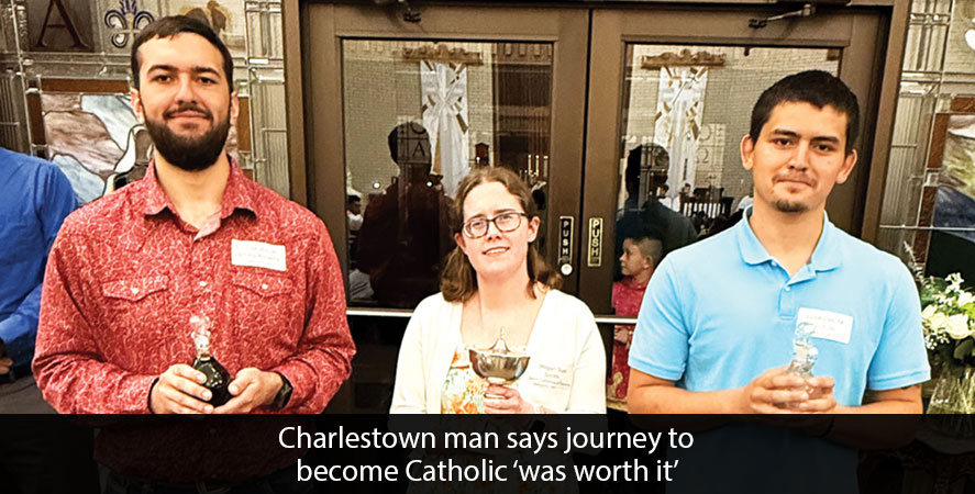 Charlestown man says journey to become Catholic ‘was worth it’