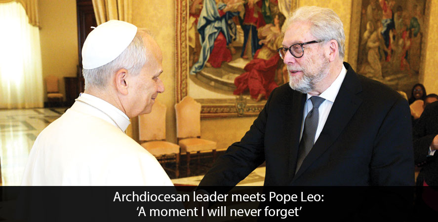 Archdiocesan leader meets Pope Leo: ‘A moment I will never forget’