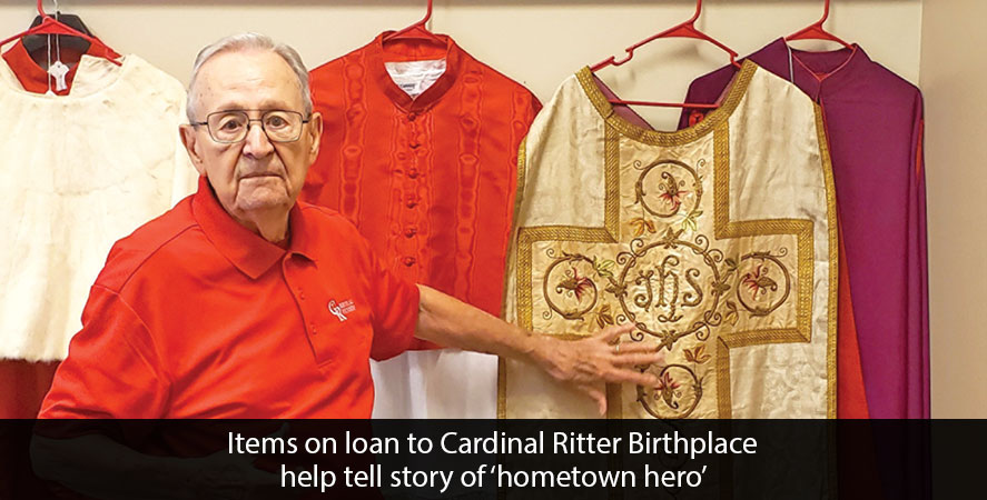 Items on loan to Cardinal Ritter Birthplace help tell story of ‘hometown hero’
