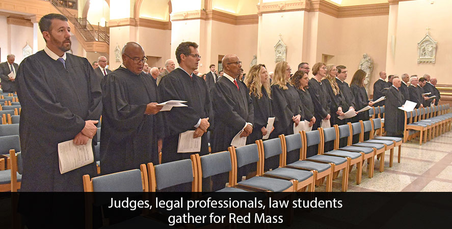 Judges, legal professionals, law students gather for Red Mass