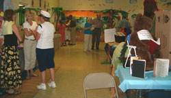 Members of St. Michael Parish in Bradford learn about the faith community&rsquo;s ministries during a ministry fair held earlier this year. (Submitted photo)