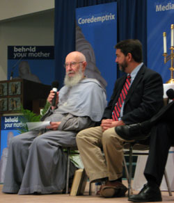 Father Peter Damian Fehlner, left, and author Scott&nbsp;Hahn were among the speakers at the Oct. 13 &ldquo;Behold Your Mother&rdquo; conference at Our Lady of the Greenwood Church in Greenwood.