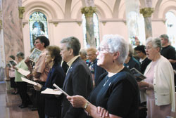 The Church of the Immaculate Conception was filled to near capacity for the special Oct. 21 liturgy marking the church&rsquo;s 100th anniversary. (Submitted photo) 
