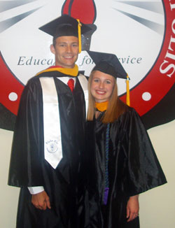 Before their senior year in college at the University of Indianapolis, Scott Knust and Lindsey&nbsp;Loffer were confronted by several life-altering questions, including whether their relationship would someday lead to marriage or whether Scott would follow his interest in the priesthood. (Submitted photo) 