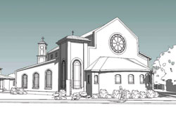 The new St. Anne Church in New Castle was designed by Entheos Architects in Indianapolis. Brandt&nbsp;Construction in Indianapolis was the principal contractor. Construction on the approximately $2.7&nbsp;million project started on April 1, 2009, and was completed in early February. (Submitted photo)