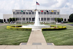 The Indianapolis Motor Speedway Hall of Fame Museum, located in the infield of the 2.5-mile oval racetrack, was built in 1975 and has 30,000 square feet of display space for racecars and other memorabilia of the &ldquo;Greatest Spectacle in Racing.&rdquo; (Submitted photo/Shawn Payne, Indianapolis Motor Speedway)