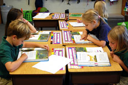 Students study in a classroom at Pope John XXIII School in Madison. The grade school, neighboring Father Michael Shawe Memorial Jr./Sr.&nbsp;High School, also in Madison, and schools across the archdiocese receive support from the &ldquo;Christ Our Hope: Compassion in Community&rdquo; annual appeal. (Submitted photo)