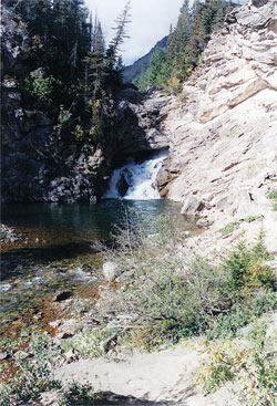Running Eagle Falls, also called the &ldquo;Trick Falls,&rdquo; is a popular hiking destination for tourists at the wild and rugged Glacier National Park in northwestern Montana. The park preserves more than a million acres of forests, alpine meadows, lakes, rugged peaks and glacial-carved valleys in the Northern Rocky Mountains. More than 750 miles of hiking trails traverse the national park. (Submitted photo by Ed and Cynthia Dewes)
