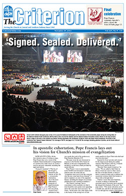 The Criterion&rsquo;s coverage of the National Catholic Youth Conference in Indianapolis last November won third place in best reporting on special age group, children and teenagers, in the Catholic Press Association&rsquo;s  (CPA) 2013 awards competition. 