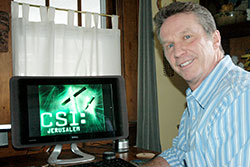 Dr. Chuck Dietzen will combine his faith life and his medical insights in &ldquo;CSI: Jerusalem,&rdquo; a presentation about the Passion of Christ that he and his colleague, Dr. Joseph Bergeron, will share at St. Barnabas Church in Indianapolis on March 15. (Photo by John Shaughnessy)
