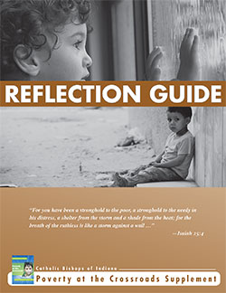 Poverty pastoral reflection guide cover