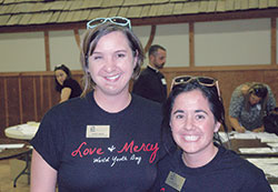 As leaders in the archdiocese&rsquo;s Office of Young Adult and College Campus Ministry, Katie Sahm, left, and Krissy Vargo will lead more than 60 young adults on a pilgrimage to World Youth Day in Krakow, Poland, on July 25-31. (Photo by John Shaughnessy)