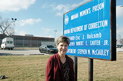As the chairperson of the archdiocese&rsquo;s task force on prison ministry, Lynne Weisenbach hopes that parishes and individuals will have an increased impact in making a difference in the lives of people in jails and prisons in central and southern Indiana. (Photo by John Shaughnessy)
