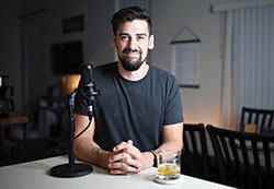 Sean Hussey, coordinator of evangelization and discipleship for the archdiocese, shares his love of his faith on his podcast, &ldquo;Cold Brews and Catholic Truths.&rdquo; (Submitted photo)