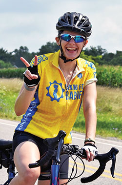 Emily Mastronicola joined young adults from across the country for the national ride of Biking for Babies, a pro-life organization with the mission of &ldquo;renewing the culture of life, one pedal and one pregnancy resource center at a time.&rdquo; (Submitted photo)