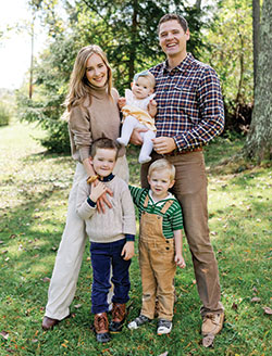 Emily and Sean Hannon are pictured with their children: Jack, 4, Peter, 3, and Lucy, 10 months.&nbsp;(Submitted photo)
