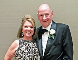 Mike and Toni Broderick pose for a photo on the day of their son Patrick&rsquo;s wedding in June of 2019. (Submitted photo)