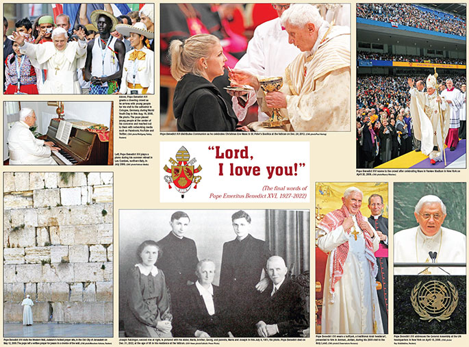 Photos from the life of Pope Benedict XVI: &ldquo;Lord, I love you!&rdquo;