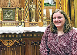 One of Rachel Levy&rsquo;s favorite spots to take part in eucharistic adoration is in the Divine Mercy Chapel at the Mother of the Redeemer Retreat Center in Bloomington. (Submitted photo)