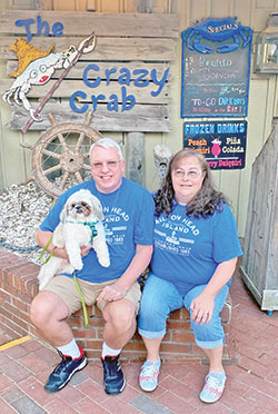 Eric and Darbi Johnson of Our Lady of Perpetual Help Parish in New Albany experienced God&rsquo;s healing power during a vacation. (Submitted photo)