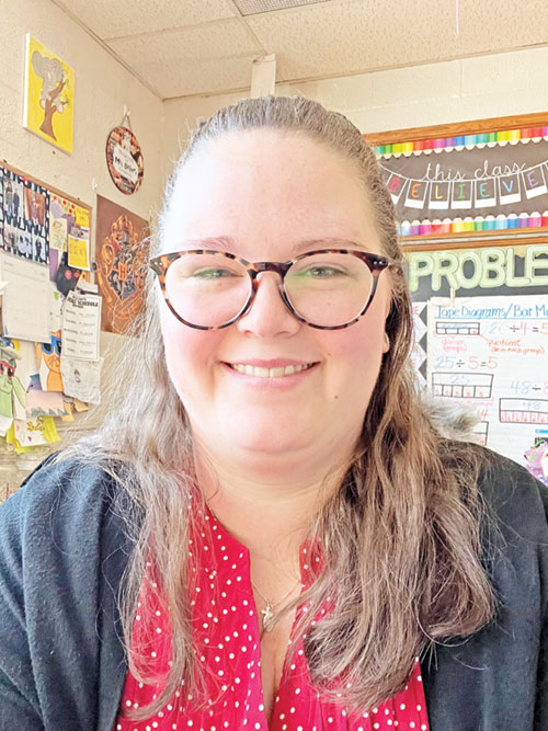 As a teacher at St. Christopher School in Indianapolis, Amber Barker is living her dream&mdash;teaching at the school that had a great impact on her childhood. (Submitted photo)