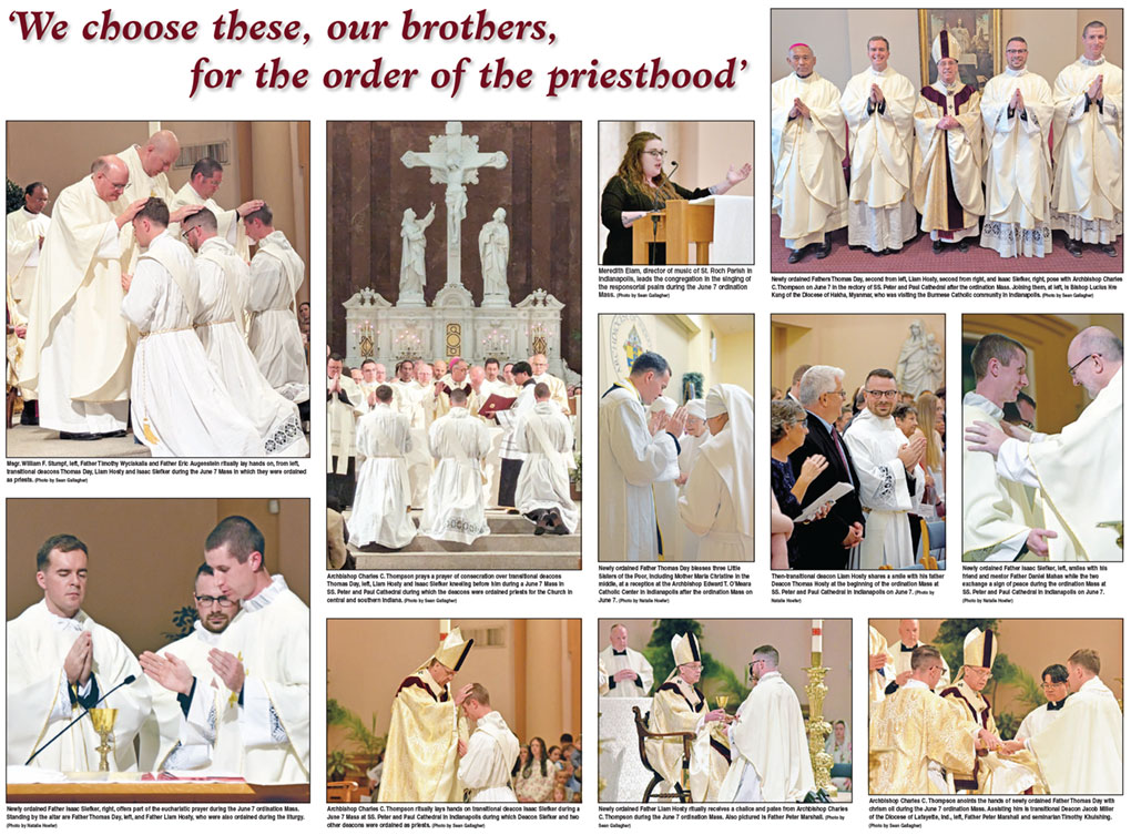 Photos from the priestly ordination Mass on June 7