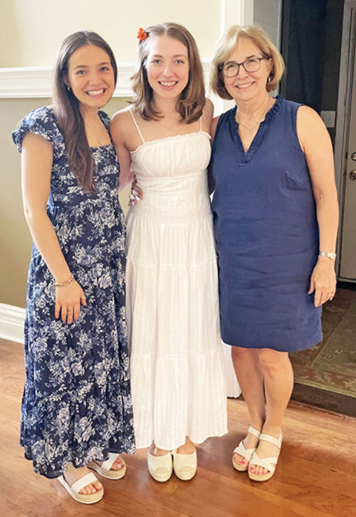 Dr. Cheryl Ferguson always savors her time with her children, Julianne Ferguson, left, and Caroline Ferguson DeHaro. (Submitted photo)