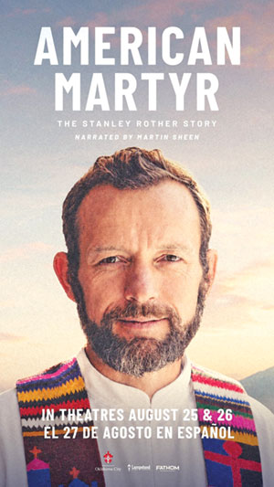 Movie poster for American Martyr: The Stanley Rother Story