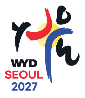 Logo for World Youth Day (WYD) 2027 in Seoul, South Korea